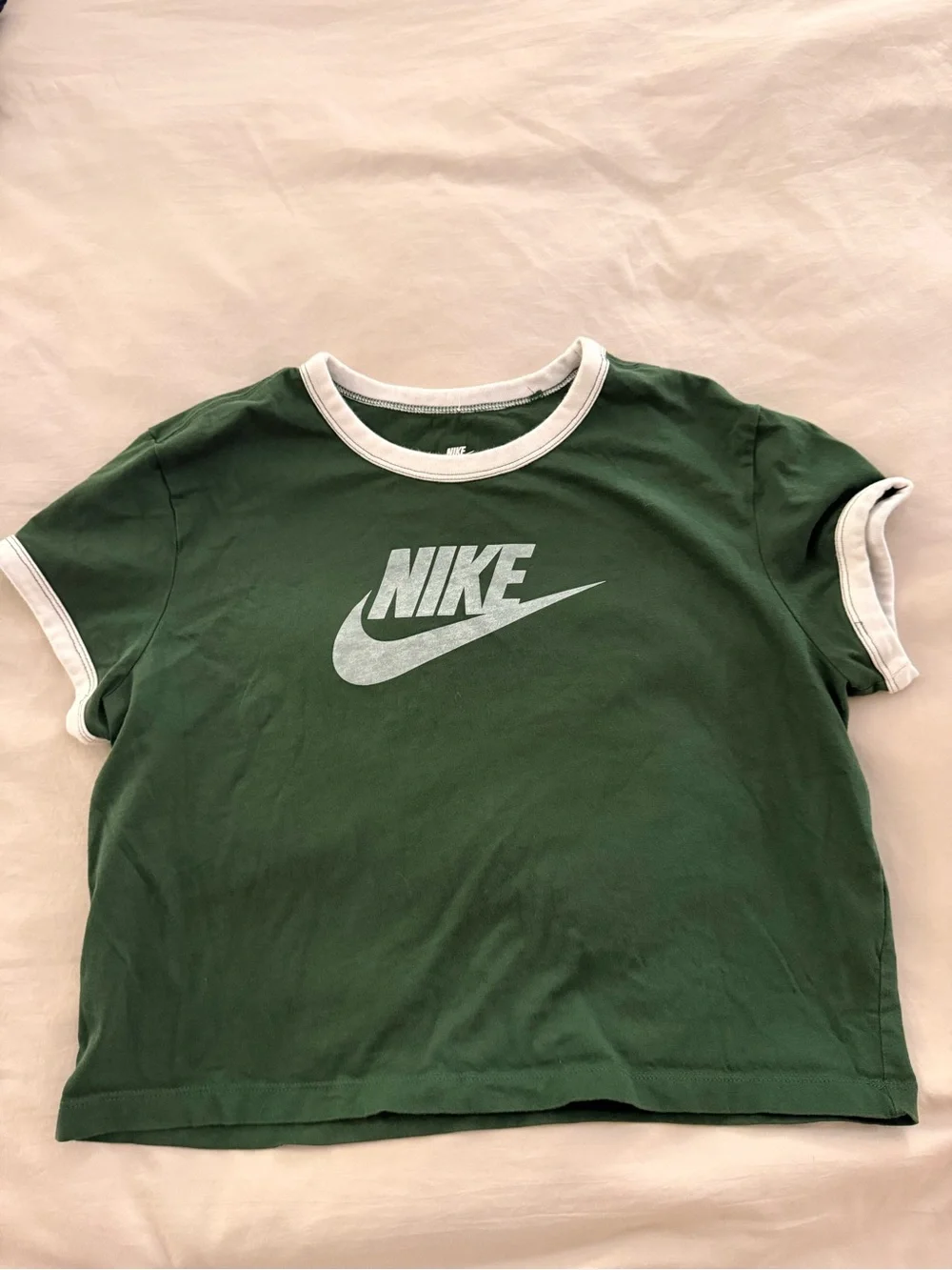 Nike Women’s Cropped Ringer Logo Tee